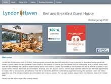 Tablet Screenshot of lyndonhaven.com.au